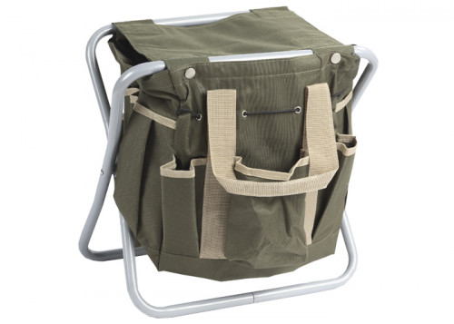 Скамейка GRINDA садовая складная, двухсторонняя, с сумкой / 8-422351